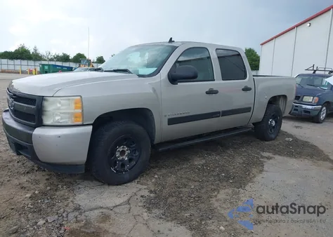2008 Chevrolet Silverado 1500 Ls из США, поврежденный, VIN 3GCEC13C58G180611